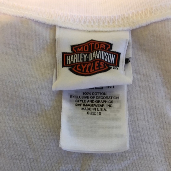 Harley Davidson Long Sleeve Pullover Top - Picture 12 of 12